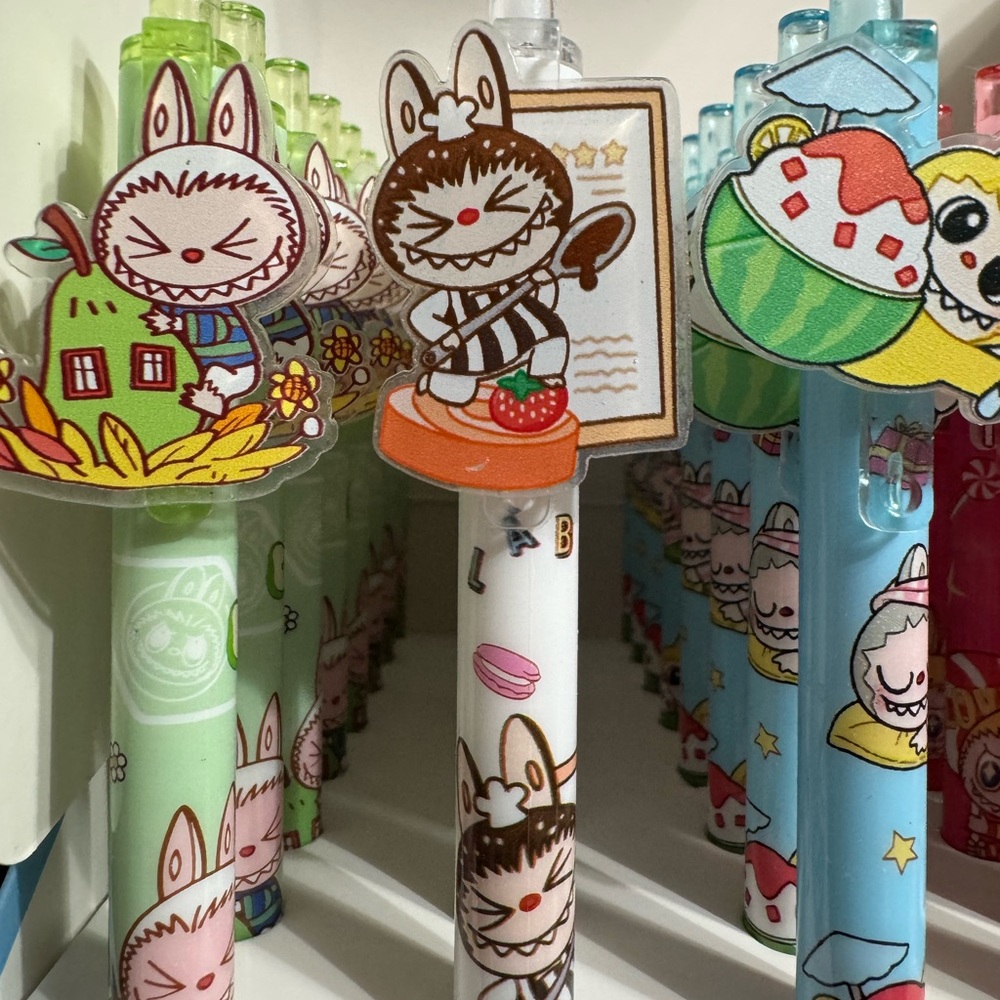 Labubu Set of 6 Character Pens